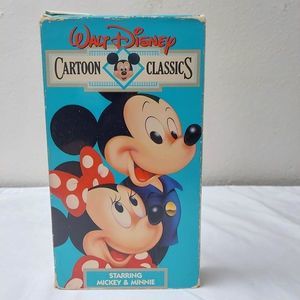 Walt Disney Cartoon Classics Volume 6 Starring Mickey & Minnie VHS 1991